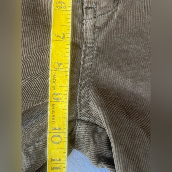 free people corduroy super bell bottoms thin wake brow sz. 30 - Picture 10 of 13